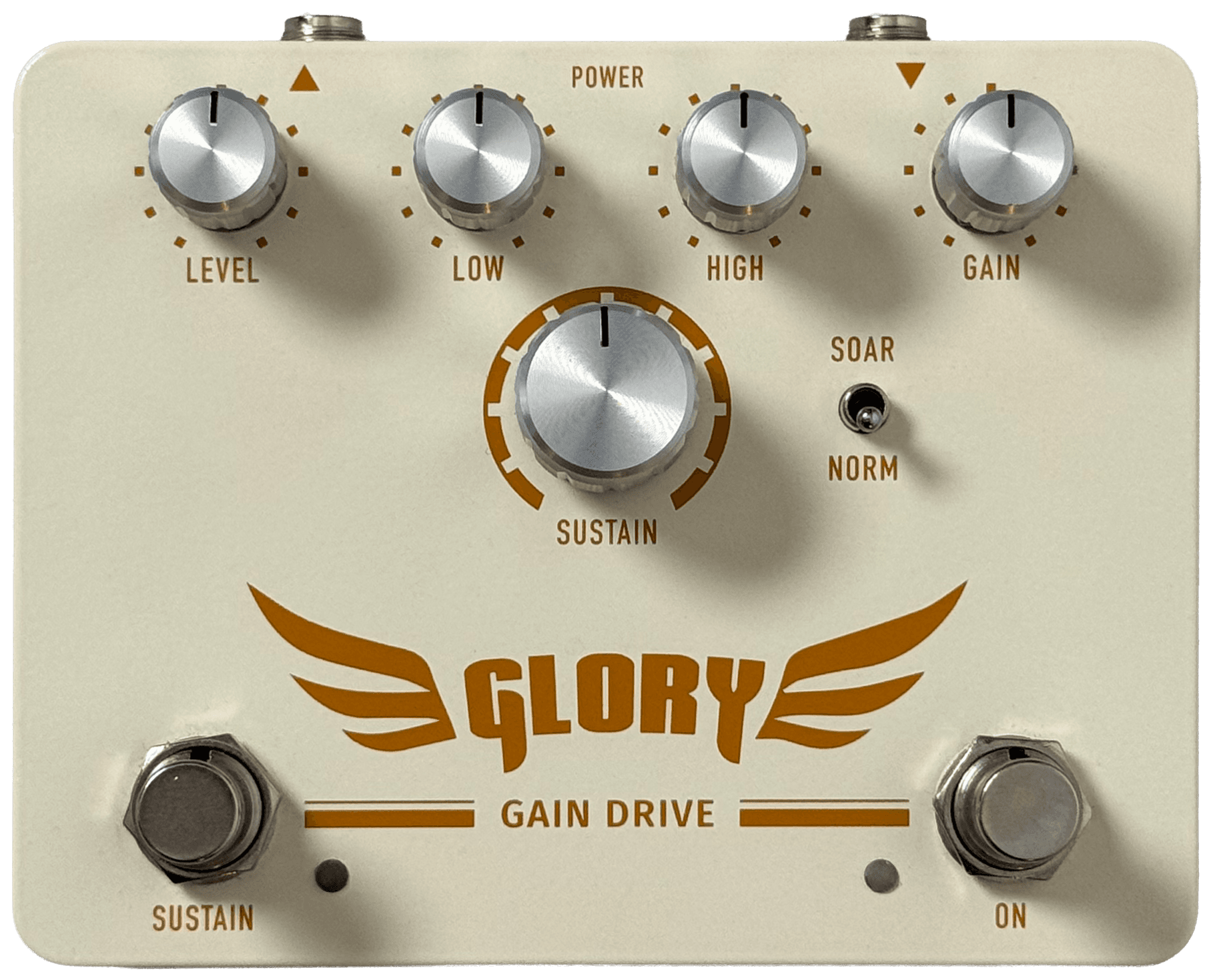 ACE TONE® Glory gain drive, isolated front view